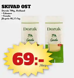 Bonum Matmarknad SKIVAD OST erbjuda