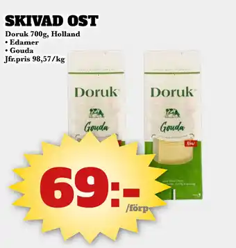 Bonum Matmarknad SKIVAD OST erbjuda