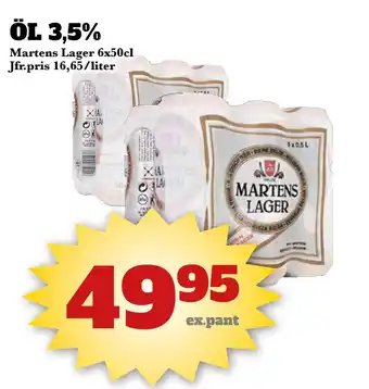 Bonum Matmarknad ÖL 3,5% erbjuda