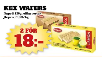 Bonum Matmarknad KEX WAFERS erbjuda