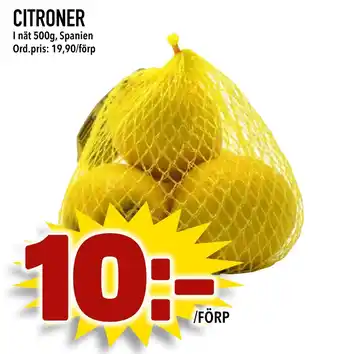 Din Mat CITRONER erbjuda