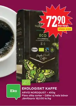 Willys EKOLOGISKT KAFFE erbjuda