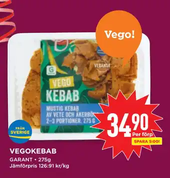 Willys VEGOKEBAB erbjuda