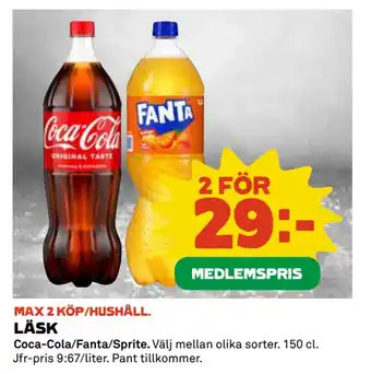 Coop Daglivs LÄSK erbjuda