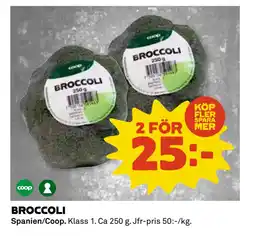 Coop Daglivs BROCCOLI erbjuda