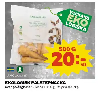 Coop Daglivs EKOLOGISK PALSTERNACKA erbjuda