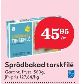 Hemköp Sprödbakad torskfilé erbjuda