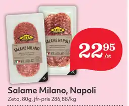 Hemköp Salame Milano, Napoli erbjuda