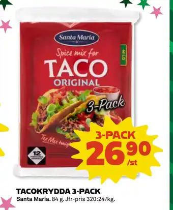 Coop Daglivs TACOKRYDDA 3-PACK erbjuda