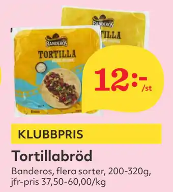 Hemköp Tortillabröd erbjuda