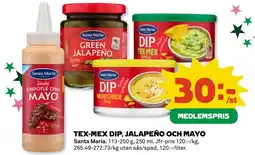 Coop Daglivs TEX-MEX DIP, JALAPEÑO OCH MAYO erbjuda