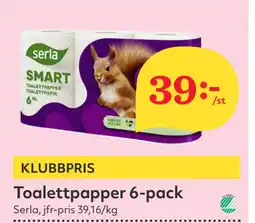 Hemköp Toalettpapper 6-pack erbjuda