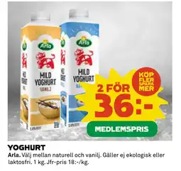 Coop Daglivs YOGHURT erbjuda