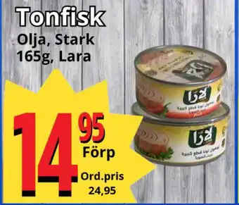 Supergrossen Tonfisk erbjuda