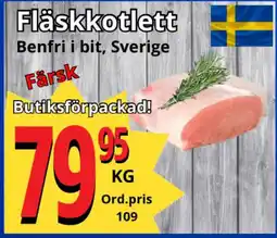 Supergrossen Fläskkotlett erbjuda