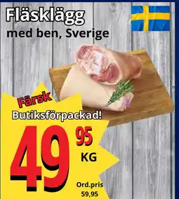 Supergrossen Fläsklägg erbjuda