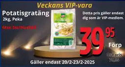 Supergrossen Potatisgratäng erbjuda