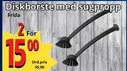 Supergrossen Diskborste med sugpropp erbjuda