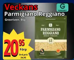 Supergrossen Parmigiano Reggiano erbjuda