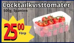 Supergrossen Cocktailkvisttomater erbjuda