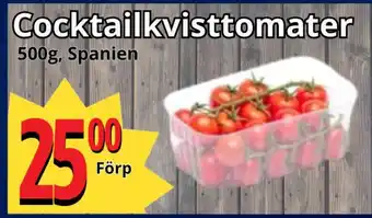 Supergrossen Cocktailkvisttomater erbjuda