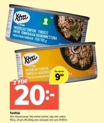 Coop Extra Tonfisk erbjuda