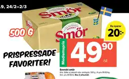 Coop Extra Svenskt smör erbjuda