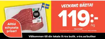 Coop Extra Färsk lövbiff erbjuda