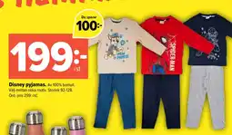 Coop Extra Disney pyjamas erbjuda