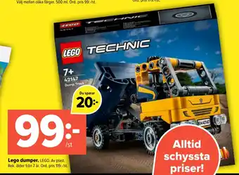 Coop Extra Lego dumper erbjuda