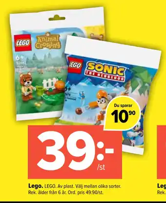 Coop Extra LEGO erbjuda