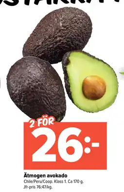 Coop Extra Ätmogen avokado erbjuda