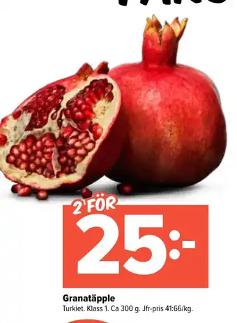 Coop Extra Granatäpple erbjuda