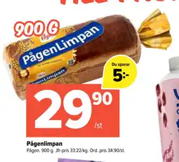 Coop Extra Pågenlimpan erbjuda