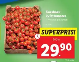 Lidl Körsbärs- kvisttomater erbjuda