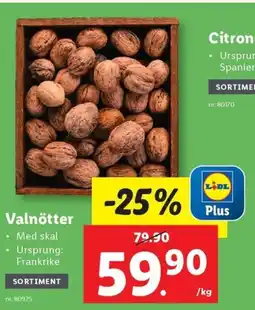 Lidl Valnötter erbjuda