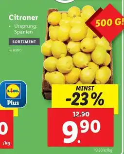 Lidl Citroner erbjuda