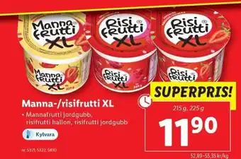 Lidl Manna-/risifrutti XL erbjuda