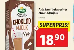 Lidl ARLA familjefavoriter chokladmjölk erbjuda