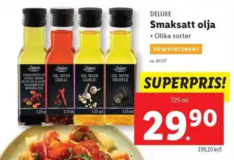 Lidl DELUXE Smaksatt olja erbjuda