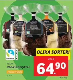 Lidl DELUXE Chokladtryffel erbjuda