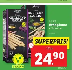 Lidl DELUXE Brödpinnar erbjuda