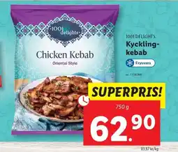 Lidl 1001 DELIGHTS Kyckling- kebab erbjuda