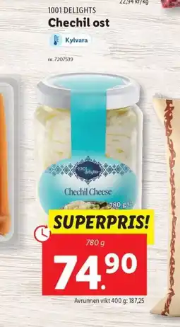 Lidl 1001 DELIGHTS Chechil ost erbjuda