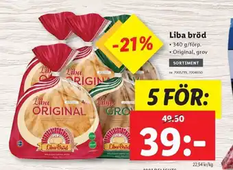 Lidl Liba bröd erbjuda