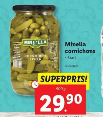 Lidl MINELLA cornichons erbjuda