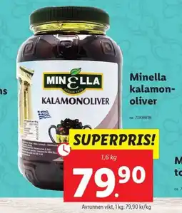 Lidl MINELLA kalamon- oliver erbjuda