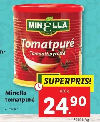 Lidl MINELLA tomatpuré erbjuda