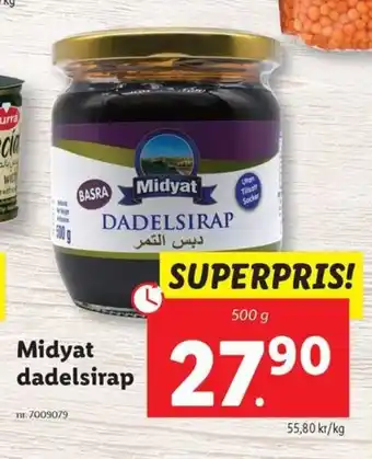 Lidl MIDYAT dadelsirap erbjuda