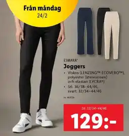 Lidl ESMARA Joggers erbjuda